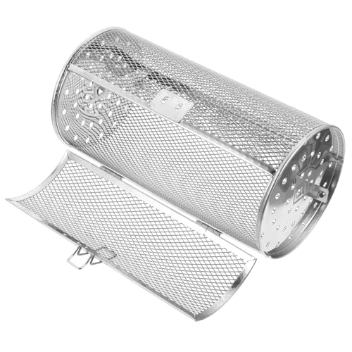 ROMISBABA Edelstahl Grillkorb Rostfrei Drehbarer Grillkäfig für Backofen und Elektrogrill Vielseitig Einsetzbar für Nüsse Fleisch und Gemüse Einfach zu Reinigen und Langlebig ROMISBABA Edelstahl Grillkorb Rostfrei Drehbarer Grillkäfig für Backofen und Elektrogrill Vielseitig Einsetzbar für Nüsse Fleisch und Gemüse Einfach zu Reinigen und Langlebig von ROMISBABA