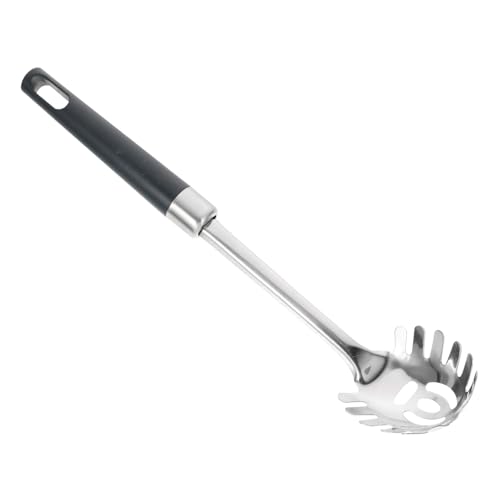 ROMISBABA Edelstahl Küchenutensil Nudellöffel mit Ergonomischem Vakuumgriff Spülmaschinenfest Hochwertiges Küchengerät für Pasta und Haushalt Praktisch zum Aufhängen Zufällige Farbe ROMISBABA Edelstahl Küchenutensil Nudellöffel mit Ergonomischem Vakuumgriff Spülmaschinenfest Hochwertiges Küchengerät für Pasta und Haushalt Praktisch zum Aufhängen Zufällige Farbe von ROMISBABA