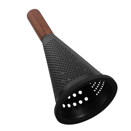 ROMISBABA Edelstahl Multifunktionaler Gemüsereibe Rundkegel Küchenreibe für Obst Kartoffeln Gemüse Vielseitiger Schneidehelfer Robust Rostfrei von ROMISBABA