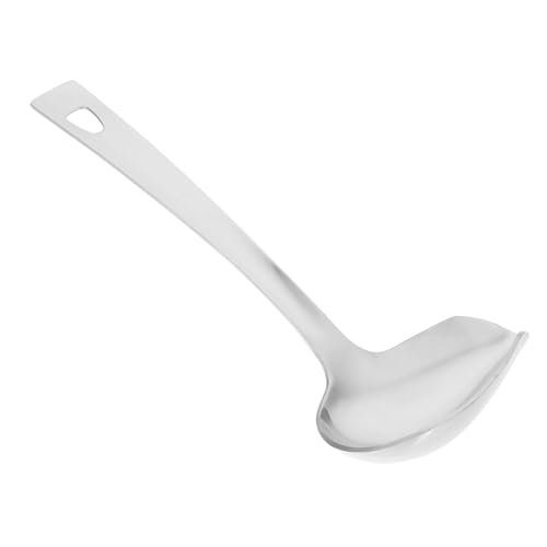 ROMISBABA Edelstahl Öllöffel Suppenkelle Aufhängen Langlebiger Haushaltsschöpfer für Öl und Suppe Glatte Oberfläche Geeignet für Küche Restaurant und Catering ROMISBABA Edelstahl Öllöffel Suppenkelle Aufhängen Langlebiger Haushaltsschöpfer für Öl und Suppe Glatte Oberfläche Geeignet für Küche Restaurant und Catering von ROMISBABA