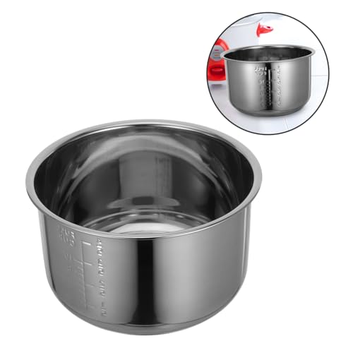 ROMISBABA Edelstahl Reiskocher Innentopf Ersatztopf mit Dicker Antihaft Langlebiger für Haushaltskocher für Reis Suppe und Backen ROMISBABA Edelstahl Reiskocher Innentopf Ersatztopf mit Dicker Antihaft Langlebiger für Haushaltskocher für Reis Suppe und Backen von ROMISBABA