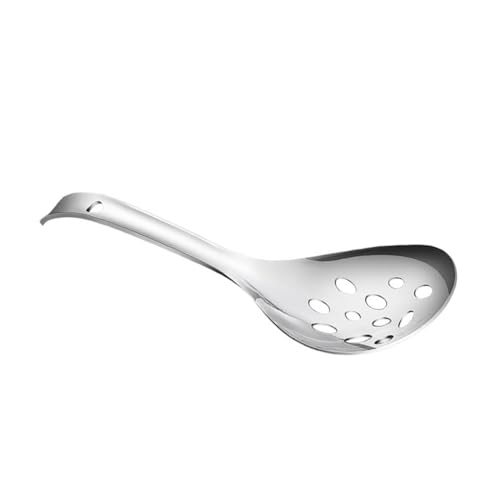 ROMISBABA Edelstahl Reislöffel mit Feinem Sieb Hitzebeständig Robust Vielseitig für Servieren und Abgießen von Nudeln Gemüse Suppen Geeignet für Küche und Gastronomie ROMISBABA Edelstahl Reislöffel mit Feinem Sieb Hitzebeständig Robust Vielseitig für Servieren und Abgießen von Nudeln Gemüse Suppen Geeignet für Küche und Gastronomie von ROMISBABA