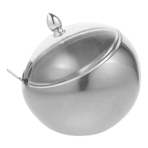 ROMISBABA Edelstahl Schüssel mit Deckel Schräger Rand Multifunktionale Gewürz und Salatschale Rostfrei Robust Leicht zu Reinigen für Buffet Restaurant Küche Teilig von ROMISBABA