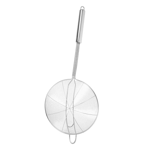 ROMISBABA Edelstahl Siebkelle Doppel Drahtsieb Hitzebeständig Ergonomischer Griff Spaghettie Sieb Abtropflöffel für Pasta Gemüse Hot Pot Frittieren Küchenhelfer ROMISBABA Edelstahl Siebkelle Doppel Drahtsieb Hitzebeständig Ergonomischer Griff Spaghettie Sieb Abtropflöffel für Pasta Gemüse Hot Pot Frittieren Küchenhelfer von ROMISBABA