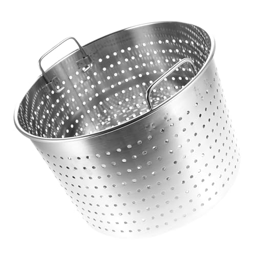ROMISBABA Edelstahl Siebkorb Großer Durchlässiger Topf für Meeresfrüchte Kochen Robust Hitzebeständig Korrosionsfrei für Küche und Suppentopf Zubehör ROMISBABA Edelstahl Siebkorb Großer Durchlässiger Topf für Meeresfrüchte Kochen Robust Hitzebeständig Korrosionsfrei für Küche und Suppentopf Zubehör von ROMISBABA