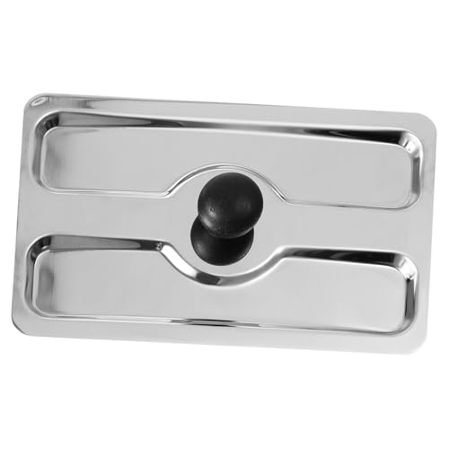 ROMISBABA Edelstahl Toaster Abdeckung Langlebiger Brotbackgerät Deckel Schützender Küchenaufsatz für Brotmaschine Kompatibel mit Automatischem Toaster Einfach zu Reinigen und Sicher von ROMISBABA