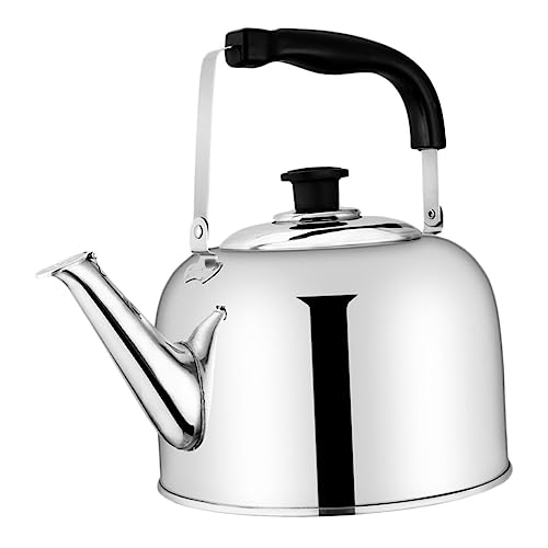 ROMISBABA Edelstahl Wasserkessel mit Pfeiffunktion Dicker Edelstahl Wasserkocher für Gasherd Großer Teekessel für Zuhause Robuster Praktischer Kessel zum Wasserkochen ROMISBABA Edelstahl Wasserkessel mit Pfeiffunktion Dicker Edelstahl Wasserkocher für Gasherd Großer Teekessel für Zuhause Robuster Praktischer Kessel zum Wasserkochen von ROMISBABA
