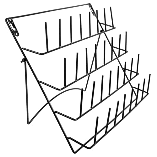 ROMISBABA Eisen Wandregal mit Großer Kapazität Minimalistisches Design Stabiles Trockengestell für Labor Werkbankglaswaren Platzsparender Wandhalter zur Übersichtlichen Aufbewahrung ROMISBABA Eisen Wandregal mit Großer Kapazität Minimalistisches Design Stabiles Trockengestell für Labor Werkbankglaswaren Platzsparender Wandhalter zur Übersichtlichen Aufbewahrung von ROMISBABA