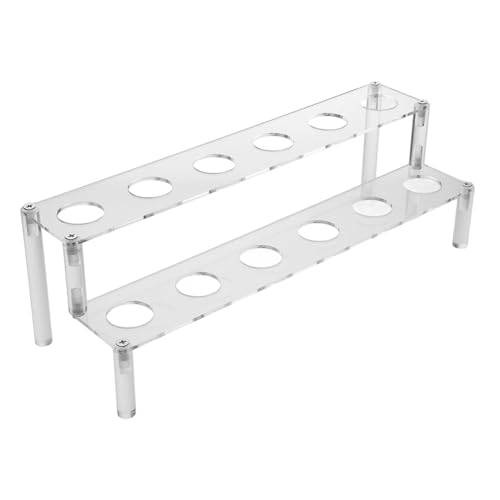 ROMISBABA Eistütenhalter Ständer Eiscreme Display Ständer Transparent Stabiler Eiswaffelhalter für Party Dessert Buffet von ROMISBABA