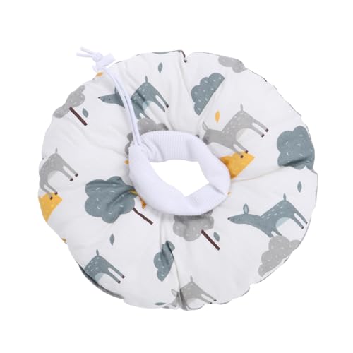 ROMISBABA Elizabethan Cotton Pet Surgery Cone Katzenhalskragen Schutzkragen Nach Operation Komfortabel Verstellbar Für Kätzchen Wundheilungsschutz von ROMISBABA