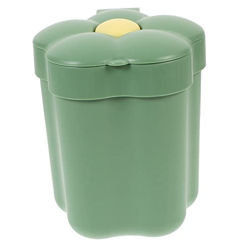 ROMISBABA Entzückender Mülleimer mit Deckel Stilvoller Tischabfalleimer für Büro Robust und Praktisch Vielseitig Einsetzbar Desktop Organisator von ROMISBABA