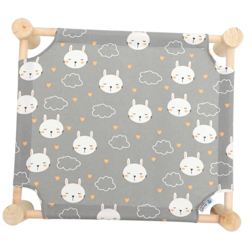 ROMISBABA Erhöhtes Katzenbett aus Holz mit Atmungsaktivem Abnehmbarem Schlafnest Stabilen Beinen Geeignet für Kleine Hunde und Katzen Indoor Ganzjährig Nutzbar Leicht zu Reinigen und ROMISBABA Erhöhtes Katzenbett aus Holz mit Atmungsaktivem Abnehmbarem Schlafnest Stabilen Beinen Geeignet für Kleine Hunde und Katzen Indoor Ganzjährig Nutzbar Leicht zu Reinigen und von ROMISBABA