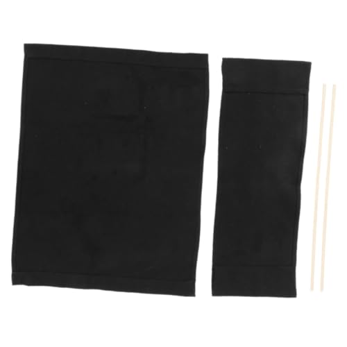 ROMISBABA Ersatzbezug Klappstuhl Canvas Sitzbezug für Regiestuhl und Gaming Chair Robustes Ergonomisches Sitztuch Langlebig Einfach Montierbar Vielseitig Kompatibel Schwarz von ROMISBABA