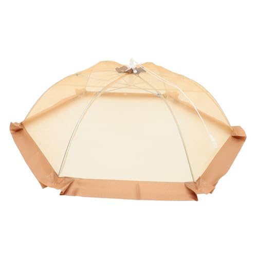 ROMISBABA Faltbare Braune Küchen Speisenabdeckung aus Feinem Mesh Insekten und Staubschutz Leichter Food Cover für Picknick Grill Restaurant und Haushalt ROMISBABA Faltbare Braune Küchen Speisenabdeckung aus Feinem Mesh Insekten und Staubschutz Leichter Food Cover für Picknick Grill Restaurant und Haushalt von ROMISBABA