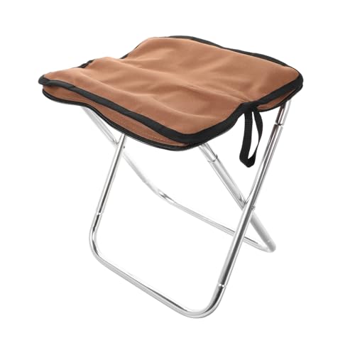 ROMISBABA Faltbarer Campinghocker Leichter Tragbarer Klappstuhl mit Ergonomischem Sitzkomfort Platzsparend Zusammenklappbar für Outdoor Angeln Grillen und Reisen Praktischer Tragbarer Sitz von ROMISBABA