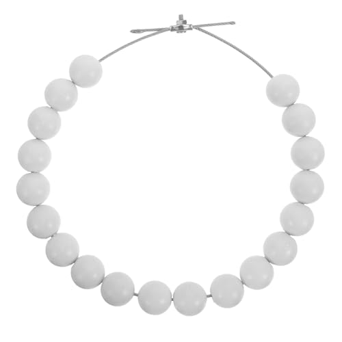 ROMISBABA Flaggenmast Zubehör Beaded Ring Rostfreiem und Windfeste Haltekette für Fahnenstangen mit Durchmesser Einfach zu Montieren Vielseitig Einsetzbar für Garten und Outdoor von ROMISBABA