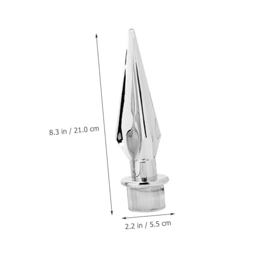 ROMISBABA Flagpole Topper Kunststoff Goldener Adler Fahnenmast Kopf Ornament Dekorativer Fahnenmast Abschluss für Garten Konferenzraum und Auditorium Einfach zu Montieren Vielseitig von ROMISBABA