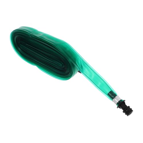 ROMISBABA Flexibler Gartenbewässerungsschlauch PVC Sprinkler Schlauch mit Löchern für Pflanzenbewässerung Grün Geeignet für Garten und Gemüsebeete mit US Standardanschluss von ROMISBABA