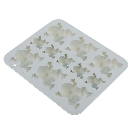 ROMISBABA Frosch Silikonform Backform Verschiedene Flexibles Wiederverwendbares Küchenbackform Schokolade Pralinen Kerzen und DIY Desserts Antihaftbeschichtet Leicht zu Reinigen von ROMISBABA