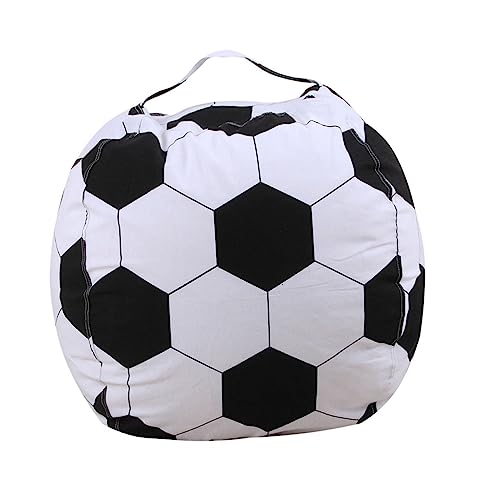 ROMISBABA Fußball Sitzsack Aufbewahrungstasche Kuscheltier Organizer Lagerung Atmungsaktives Polyester Strapazierfähig Waschbar ROMISBABA Fußball Sitzsack Aufbewahrungstasche Kuscheltier Organizer Lagerung Atmungsaktives Polyester Strapazierfähig Waschbar von ROMISBABA
