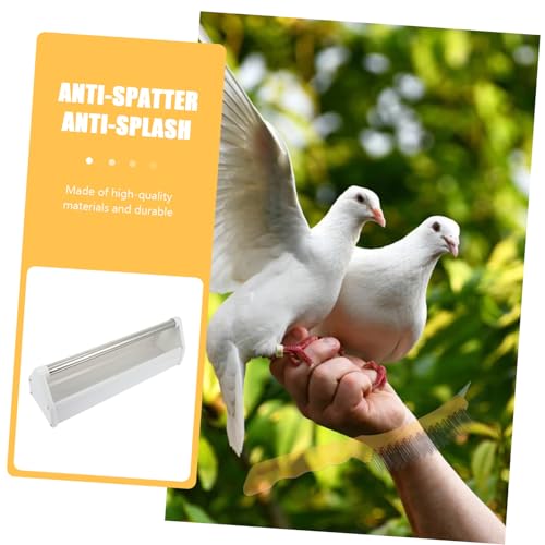 ROMISBABA Futternapf für Tauben Kunststoff Futtertrog Weiß Langlebig Einfache Reinigung Geeignet für Vogelkäfig Futter und Wasserspender Geflügelzubehör Garten und Außenbereich ROMISBABA Futternapf für Tauben Kunststoff Futtertrog Weiß Langlebig Einfache Reinigung Geeignet für Vogelkäfig Futter und Wasserspender Geflügelzubehör Garten und Außenbereich von ROMISBABA