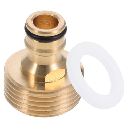 ROMISBABA Gartenschlauch Schnellanschluss Gewinde Adapter für Gartenrohre zu Bedienen Kompatibel Wassersparend für Bewässerungssysteme von ROMISBABA