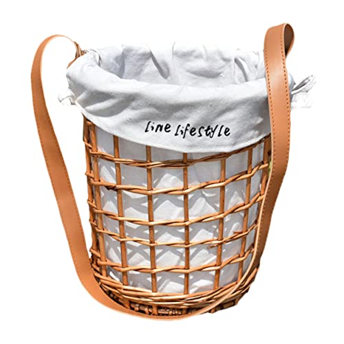 ROMISBABA Geflochtener Blumenkorb mit Henkel Natürlicher Rattan Weidenkorb für Hochzeit und Party Multifunktionaler Aufbewahrungskorb Dekoratives Körbchen für Frische und Getrocknete Blumen ROMISBABA Geflochtener Blumenkorb mit Henkel Natürlicher Rattan Weidenkorb für Hochzeit und Party Multifunktionaler Aufbewahrungskorb Dekoratives Körbchen für Frische und Getrocknete Blumen von ROMISBABA