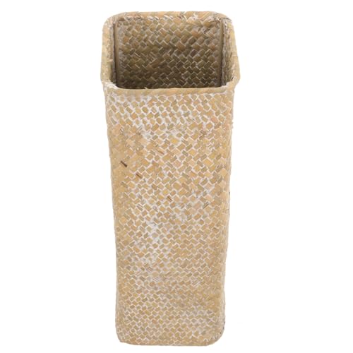 ROMISBABA Gewebte Seegras Blumenvase Handgefertigte Tischvase für Getrocknete Deko für Nachhaltiges und Langlebiges Design ROMISBABA Gewebte Seegras Blumenvase Handgefertigte Tischvase für Getrocknete Deko für Nachhaltiges und Langlebiges Design von ROMISBABA