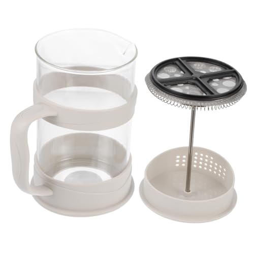 ROMISBABA Glas Kaffeebereiter mit Hitzebeständigem Glaskörper Ergonomischem Griff Einfache Bedienung für Kaffee und Teeliebhaber ROMISBABA Glas Kaffeebereiter mit Hitzebeständigem Glaskörper Ergonomischem Griff Einfache Bedienung für Kaffee und Teeliebhaber von ROMISBABA