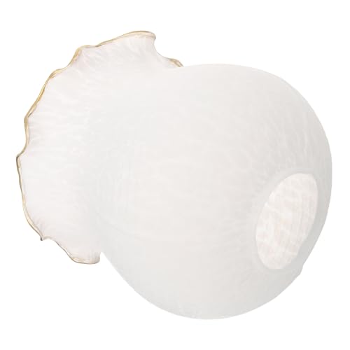 ROMISBABA Glas Lampenschirm Ersatz Lampenschirm für Deckenlampe Schraubsockel Pendelleuchte Wohnzimmer Schlafzimmer Dekoration Langlebiger Glasschirm von ROMISBABA