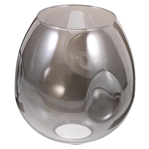 ROMISBABA Glas Lampenschirm Ersatzglas Ellipsenform Rauchgrau für Tischlampe Wandlampe Pendelleuchte Robustes Abnehmbares Design für Wohnzimmer Schlafzimmer Büro Einfache Installation ROMISBABA Glas Lampenschirm Ersatzglas Ellipsenform Rauchgrau für Tischlampe Wandlampe Pendelleuchte Robustes Abnehmbares Design für Wohnzimmer Schlafzimmer Büro Einfache Installation von ROMISBABA