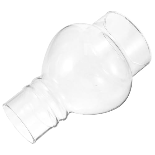 ROMISBABA Glas Öllampenschirm Rund Transparent Ersatz Öllampenabdeckung Vintage Petroleumlampe Hitzebeständig Dekorativ Einfache Montage für Klassische Tischlampen ROMISBABA Glas Öllampenschirm Rund Transparent Ersatz Öllampenabdeckung Vintage Petroleumlampe Hitzebeständig Dekorativ Einfache Montage für Klassische Tischlampen von ROMISBABA