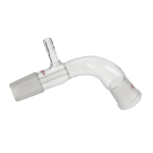 ROMISBABA Glas destillationsrohr Transparentes Verbindungsglasrohr Langlebig Leicht für Laborversuche und Vakuumanschluss Geeignet ROMISBABA Glas destillationsrohr Transparentes Verbindungsglasrohr Langlebig Leicht für Laborversuche und Vakuumanschluss Geeignet von ROMISBABA