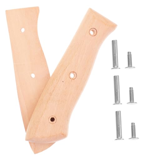 ROMISBABA Griff für Gemüseschneider Ergonomischer Holzgriff Skid Cutter Griff Zubehör Handwerkszeug für Küchenmesser Installieren und Langlebig ROMISBABA Griff für Gemüseschneider Ergonomischer Holzgriff Skid Cutter Griff Zubehör Handwerkszeug für Küchenmesser Installieren und Langlebig von ROMISBABA