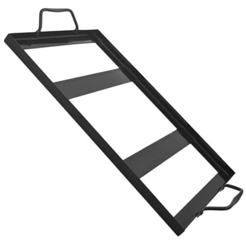 ROMISBABA Grill Salzstein Halterung aus Metall Hitzebeständiger Salzplattenhalter für Barbecue Stabiles Salzblock Tablett mit Glatter Oberfläche Runde Kanten Grillzubehör für Zuhause und ROMISBABA Grill Salzstein Halterung aus Metall Hitzebeständiger Salzplattenhalter für Barbecue Stabiles Salzblock Tablett mit Glatter Oberfläche Runde Kanten Grillzubehör für Zuhause und von ROMISBABA