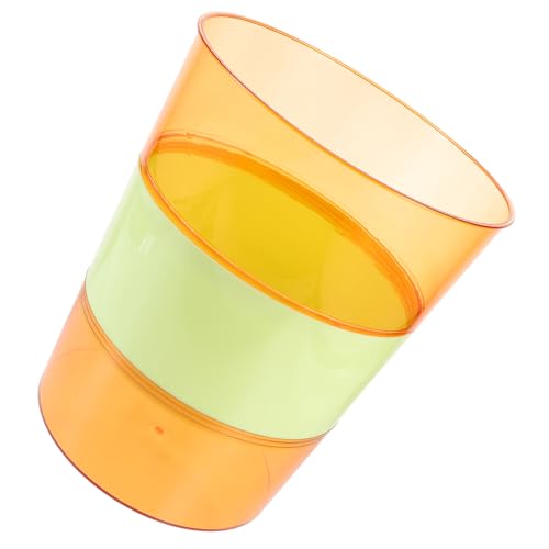 ROMISBABA Großer Kunststoff Mülleimer mit Abnehmbarem Design Langlebiger Haushaltsabfallbehälter für Küche Bad Büro Glatte Innenfläche Leicht zu Reinigen Tragbarer Müllbehälter mit Großem von ROMISBABA