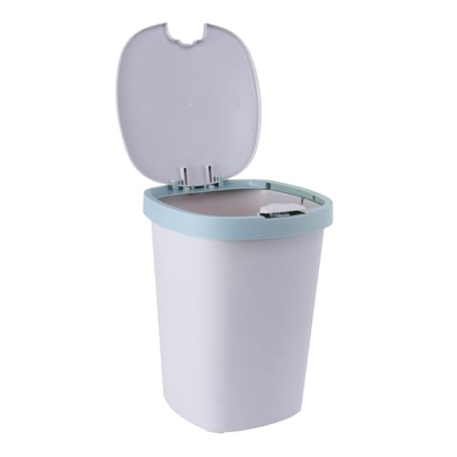 ROMISBABA Großer Push Button Abfalleimer mit Deckel Geräuschloser Kunststoff Mülleimer Stilvoller Küchen und Wohnzimmer Papierkorb Automatische Müllbeutelhalterung Skandinavisches Blau Hohe ROMISBABA Großer Push Button Abfalleimer mit Deckel Geräuschloser Kunststoff Mülleimer Stilvoller Küchen und Wohnzimmer Papierkorb Automatische Müllbeutelhalterung Skandinavisches Blau Hohe von ROMISBABA