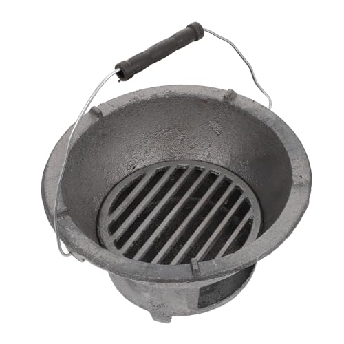 ROMISBABA Gusseisen Outdoor Barbecue Grill Robust Hitzebeständig Langlebig Camping Bbq Kohleofen für Picknick und Garten von ROMISBABA