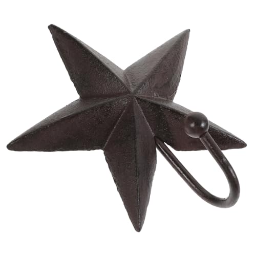 ROMISBABA Gusseiserner Wandhaken Fünfeckiges Design Praktisch und Robust Für Mantel Schlüssel Handtuch Zur Raumorganisation und Dekoration ROMISBABA Gusseiserner Wandhaken Fünfeckiges Design Praktisch und Robust Für Mantel Schlüssel Handtuch Zur Raumorganisation und Dekoration von ROMISBABA