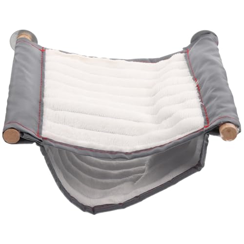 ROMISBABA Hängematte für Kleintiere Komfortables Atmungsaktives Winterbett für Hamster Meerschweinchen Chinchillas Große Weiche Abnehmbare Haustier Hängematte Vielseitig und Warm von ROMISBABA