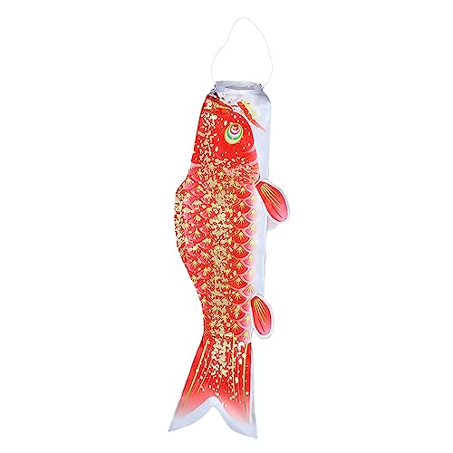 ROMISBABA Hängende Fischwindsocke im Japanischen Farbige Karpfenflagge für Außenbereich Dekoration für Garten Terrasse oder Festlichkeiten Leichtes Material ROMISBABA Hängende Fischwindsocke im Japanischen Farbige Karpfenflagge für Außenbereich Dekoration für Garten Terrasse oder Festlichkeiten Leichtes Material von ROMISBABA