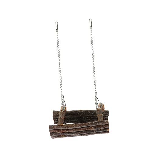 ROMISBABA Hängendes Hamster aus Holz Tunnel Design für Kleintiere Komfortable und Atmungsaktive Hängematte Installieren für Hamsterkäfige Fördert Spiel und Spaß ROMISBABA Hängendes Hamster aus Holz Tunnel Design für Kleintiere Komfortable und Atmungsaktive Hängematte Installieren für Hamsterkäfige Fördert Spiel und Spaß von ROMISBABA