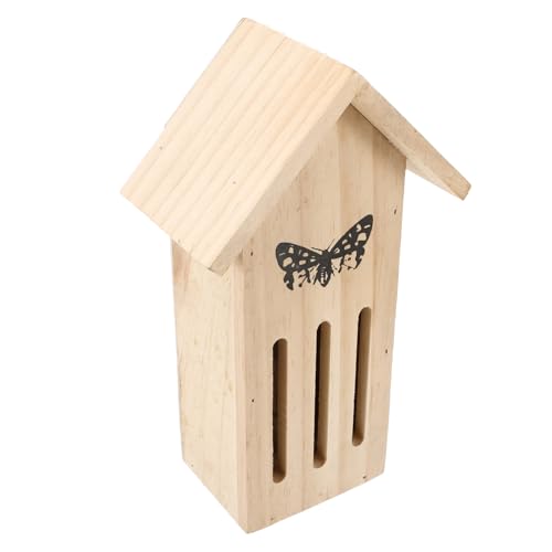 ROMISBABA Hängendes Schmetterlingshaus aus Holz Dekorativer Futterspender für Schmetterlinge Attraktives Insektenhotel für Garten Einfache Installation Gartenzubehör ROMISBABA Hängendes Schmetterlingshaus aus Holz Dekorativer Futterspender für Schmetterlinge Attraktives Insektenhotel für Garten Einfache Installation Gartenzubehör von ROMISBABA