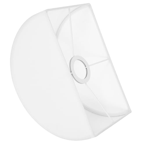 ROMISBABA Halbkreisförmiger Lampenschirm aus Stoff Schlichtes Design Passend für Tischlampen Deckenlampen und Wandlampen Dekorative Lichtabdeckung für Wohnzimmer und Schlafzimmer von ROMISBABA