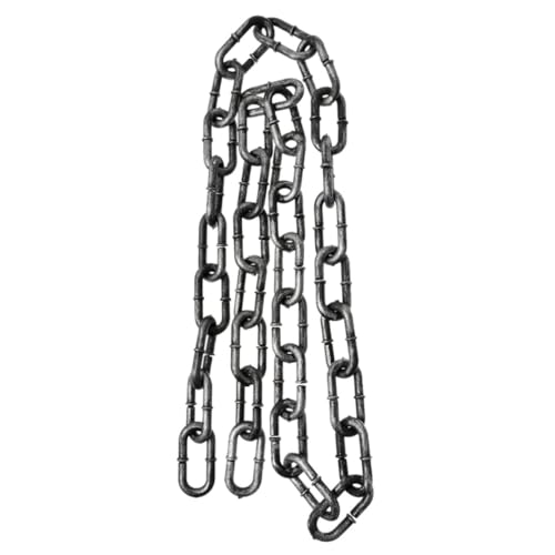 ROMISBABA Halloween Deko Simulation Rostige Eisenkette Leichte Prop Fetter Chain für Kostüm Haunted House Gruselige Atmosphäre von ROMISBABA