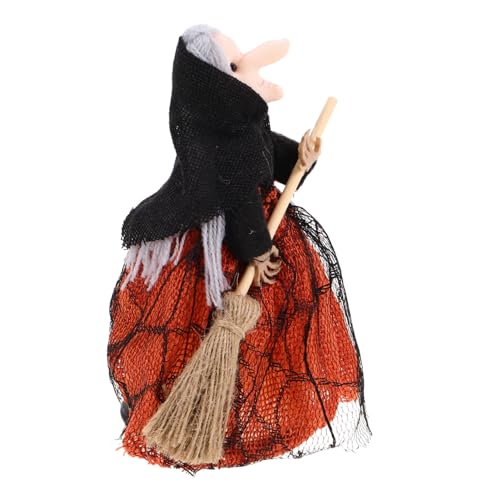 ROMISBABA Halloween Hexenbesen Deko Figur mit Leichtem Design zum Aufhängen Attraktive Hexenfigur für Halloween Party Dekoration Geeignet für Innenbereiche und Thematische Feiern ROMISBABA Halloween Hexenbesen Deko Figur mit Leichtem Design zum Aufhängen Attraktive Hexenfigur für Halloween Party Dekoration Geeignet für Innenbereiche und Thematische Feiern von ROMISBABA