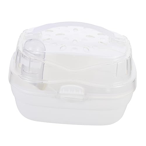 ROMISBABA Hamster Tragetasche Atmungsaktive Transportbox für Kleine Haustiere Tragbar und Kompakt für Reisen Ausflüge und Camping Sicherer Zugang Drehbare Tür Material für ROMISBABA Hamster Tragetasche Atmungsaktive Transportbox für Kleine Haustiere Tragbar und Kompakt für Reisen Ausflüge und Camping Sicherer Zugang Drehbare Tür Material für von ROMISBABA