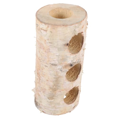 ROMISBABA Hamster Versteck aus Natürlichem Birkenholz Handgefertigter Tunnel mit Eingängen Leichter Käfig Unterschlupf und Kauspielzeug für Hamster Rennmäuse und Meerschweinchen Sicher und ROMISBABA Hamster Versteck aus Natürlichem Birkenholz Handgefertigter Tunnel mit Eingängen Leichter Käfig Unterschlupf und Kauspielzeug für Hamster Rennmäuse und Meerschweinchen Sicher und von ROMISBABA