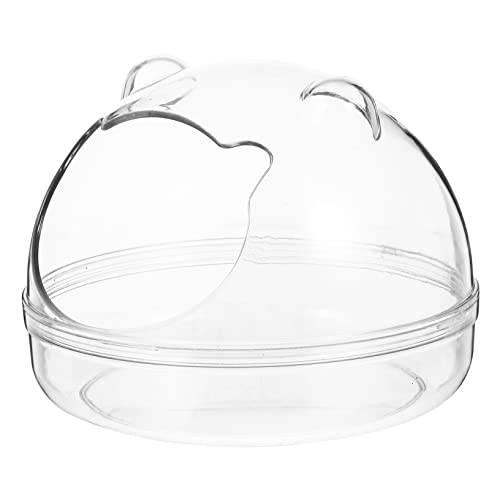 ROMISBABA Hamsterbadezimmer Hamstersandbad Wanne Klein Haustier Hamsterstreu Hamster Badesand Wurf Sandbad Für Hamster Container Mülleimer Plastik Transparent ROMISBABA Hamsterbadezimmer Hamstersandbad Wanne Klein Haustier Hamsterstreu Hamster Badesand Wurf Sandbad Für Hamster Container Mülleimer Plastik Transparent von ROMISBABA