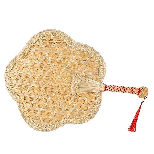 ROMISBABA Handgefertigter Natürlicher Strohfächer Leichter Handlicher Sommerventilator für Strand Party und Hochzeit Luftiges Accessoire für Kühle im Freien ROMISBABA Handgefertigter Natürlicher Strohfächer Leichter Handlicher Sommerventilator für Strand Party und Hochzeit Luftiges Accessoire für Kühle im Freien von ROMISBABA